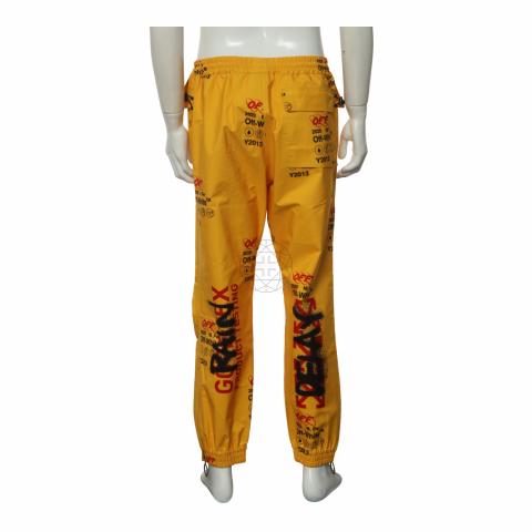 Off white yellow clearance pants